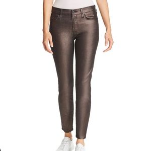 7 for All Mankind Copper Shiny Denim